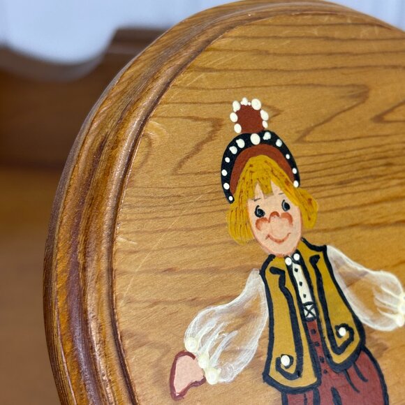 Vintage Wood Sign for Wall Hanging Anniversary Folk Art Couple Sign - Picture 10 of 15